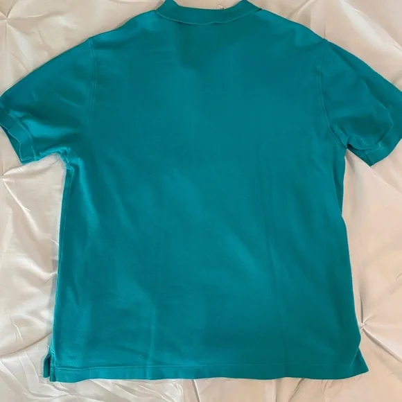 Patagonia Men's Teal Medium Polo Shirt EUC - Picture 2 of 5